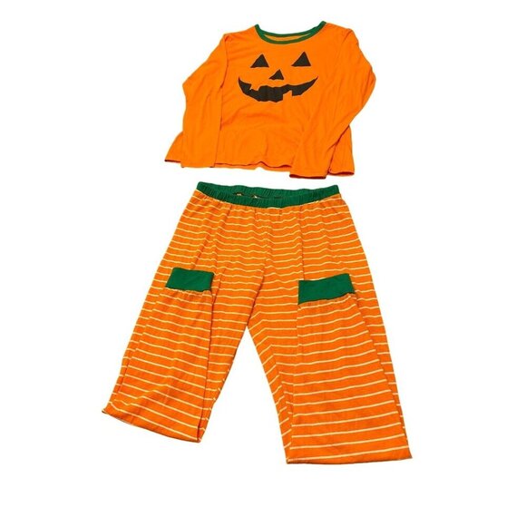 Adult Halloween Pumpkin Pajama Set M Poly Cotton No Brand - Picture 1 of 5